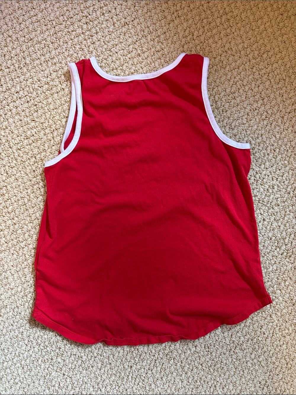 Roots Canada Kids Red Tank Top with White Trim - Picture 2 of 5